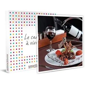 Smartbox Coffret Cadeau - Dîner gastronomique avec vin dans un lieu d'exception... pas cher