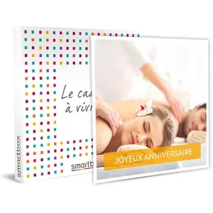 Smartbox - Coffret Cadeau Anniversaire bien-être en duo : massage et accès à l'espace détente-Bien-être