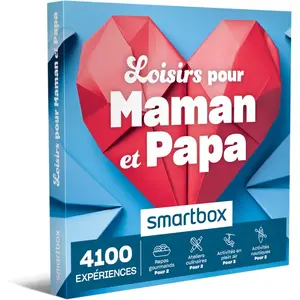 Coffret cadeau SmartBox Loisirs pour Maman et PapaVendu parcdiscount