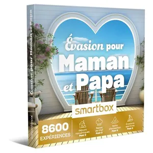 Coffret cadeau SmartBox Evasion pour Maman et PapaVendu parcdiscount