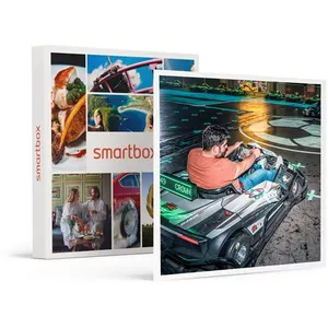 Comparateur de prix : Coffret Cadeau - 3 sessions de karting intéractif pour 4 personnes prè...