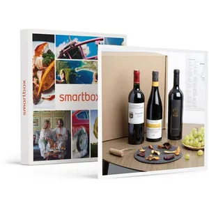 Smartbox Coffret Cadeau - Coffret de 3 bouteilles de vin rouge livré à domicile... pas cher