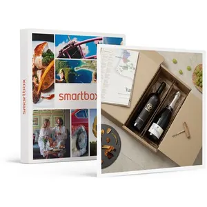 Smartbox Coffret Cadeau - Coffret de 2 bouteilles : vin rouge et champagne livr... pas cher