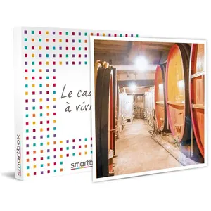 Smartbox - Coffret Cadeau Visite onologique avec dégustation en duo et 3 boutei... pas cher