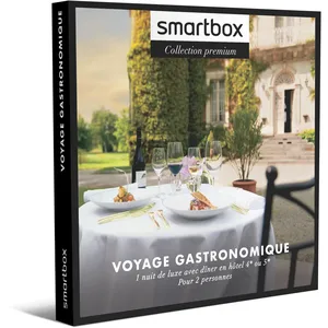 Comparateur de prix : Coffret cadeau SmartBox Voyage gastronomique