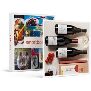 Smartbox - Coffret Cadeau Abonnement de 6 mois : 3 grands vins par mois et livr... pas cher