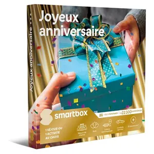 Coffret cadeau SmartBox Joyeux anniversaire*** pas cher