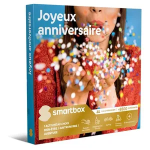 Coffret cadeau SmartBox Joyeux anniversaire pas cher