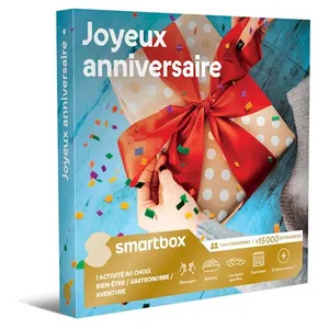 Coffret cadeau SmartBox Joyeux anniversaire* pas cher