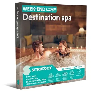 Comparateur de prix : Coffret cadeau SmartBox Week-end Cosy Destination spa