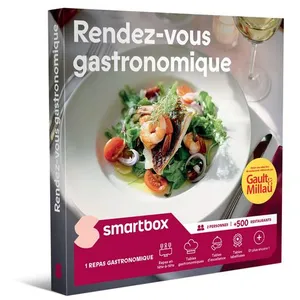 Coffret cadeau SmartBox Rendez-vous gastronomique pas cher