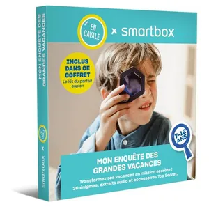 Coffret cadeau SmartBox En Cavale Cahier de grandes vacances pas cher