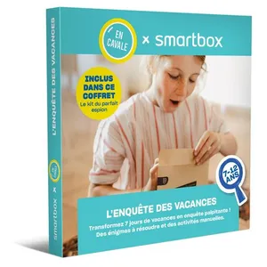Coffret cadeau SmartBox En Cavale Cahier de petites vacances pas cher