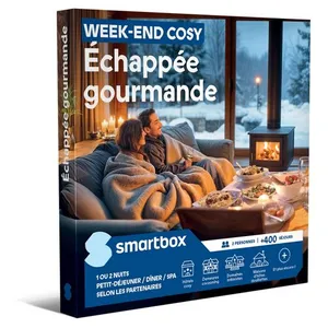 Coffret cadeau SmartBox Week-end Cosy Echappée gourmande pas cher