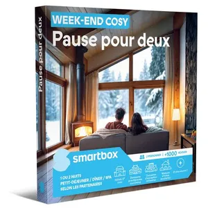Coffret cadeau SmartBox Week-end Cosy Pause pour deux pas cher