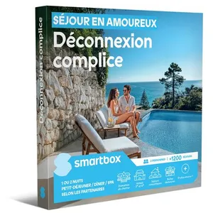 Coffret cadeau SmartBox Séjour en amoureux Déconnexion complice pas cher