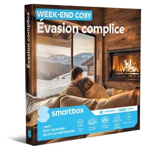 Coffret cadeau SmartBox Week-end Cosy Evasion complice pas cher