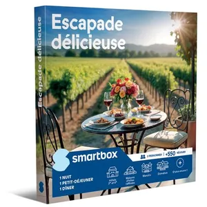 Comparateur de prix : Coffret cadeau SmartBox Escapade délicieuse