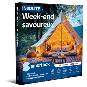 Coffret cadeau SmartBox Insolite Week-end savoureux pas cher
