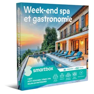 Coffret cadeau SmartBox Week-end spa et gastronomie pas cher