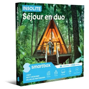 Coffret cadeau SmartBox Insolite Séjour en duo pas cher