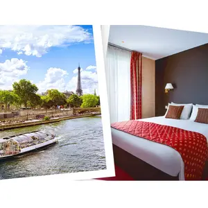 Smartbox Échappée à Paris en hôtel 3* ou 4* avec 1h de croisière sur la Seine