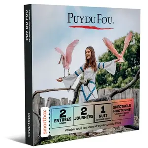 Comparateur de prix : Coffret cadeau SmartBox Puy du Fou séjour au Grand Siècle