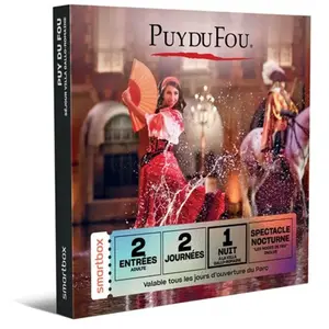 Comparateur de prix : Coffret cadeau SmartBox Puy du Fou séjour à la Villa Gallo Romaine