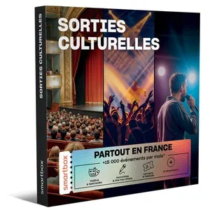 Coffret cadeau Smartbox Sorties Culturelles pas cher