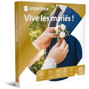 Coffret Cadeau SMARTBOX - Vive les mariés ! - 99.9 pas cher