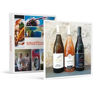 Comparateur de prix : SMARTBOX - Assortiment de 3 bouteilles de vin bio livré à domicile - C...