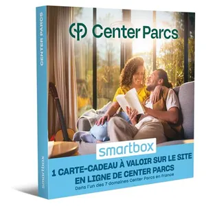 Coffret Cadeau SMARTBOX - Bon Cadeau Center Parcs - Bon Cadeau Center Parcs pas cher