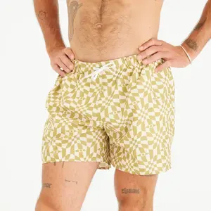 Short de bain surf 100 Court 15" Homme - Psychodam - OLAIAN pas cher