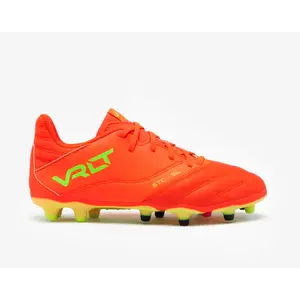 KIPSTA CHAUSSURES DE FOOTBALL ENFANT EN CUIR ET A LACETS VIRALTO II FG ACID R... pas cher