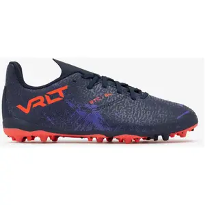 CHAUSSURES DE FOOTBALL ENFANT A LACETS VIRALTO I MG/AG BLEU - KIPSTA pas cher