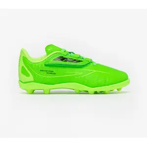 Chaussures de football 160 easy mg vert néon enfant - KIPSTA pas cher