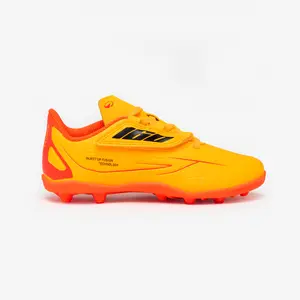Chaussures de football 160 easy mg orange enfant - KIPSTA