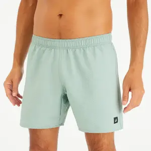 Short de bain natation Homme - 100 texturé kaki - NABAIJI pas cher