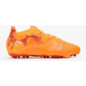 KIPSTA CHAUSSURES DE FOOTBALL ENFANT A LACETS VIRALTO III MG/AG MANGO pas cher