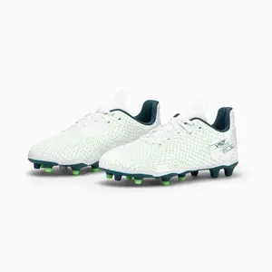 CHAUSSURES DE FOOTBALL ENFANT A LACETS VIRALTO I FG ICE GREEN - KIPSTA pas cher