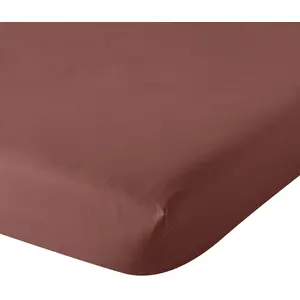 Dodo - drap housse 120x190 influence percale brique