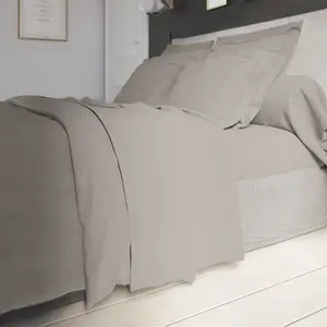 Dodo - drap plat 270x310 influence percale fumée pas cher