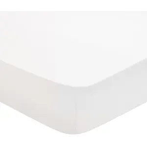 Dodo - drap housse 140x190 studio coton blanc pas cher