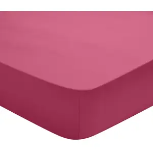 Dodo - drap housse 160x200 studio coton fuschia pas cher