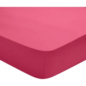 Dodo Drap Housse Coton Fuschia 90x190 cm pas cher
