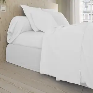 Comparateur de prix : Dodo - drap plat 270x310 studio coton blanc