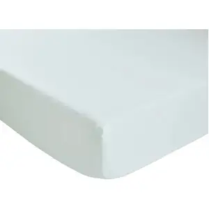 Dodo - drap housse 140x190 coton bio vert d'eau pas cher