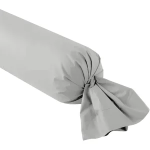 Dodo Taie de traversin   coton gris perle 160 cm pas cher