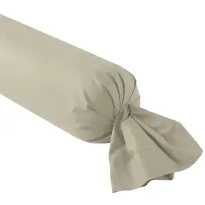 Dodo Taie de traversin   coton marron glacé 160 cm pas cher