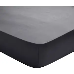 Dodo Drap Housse Coton Carbone 90x190 cm pas cher